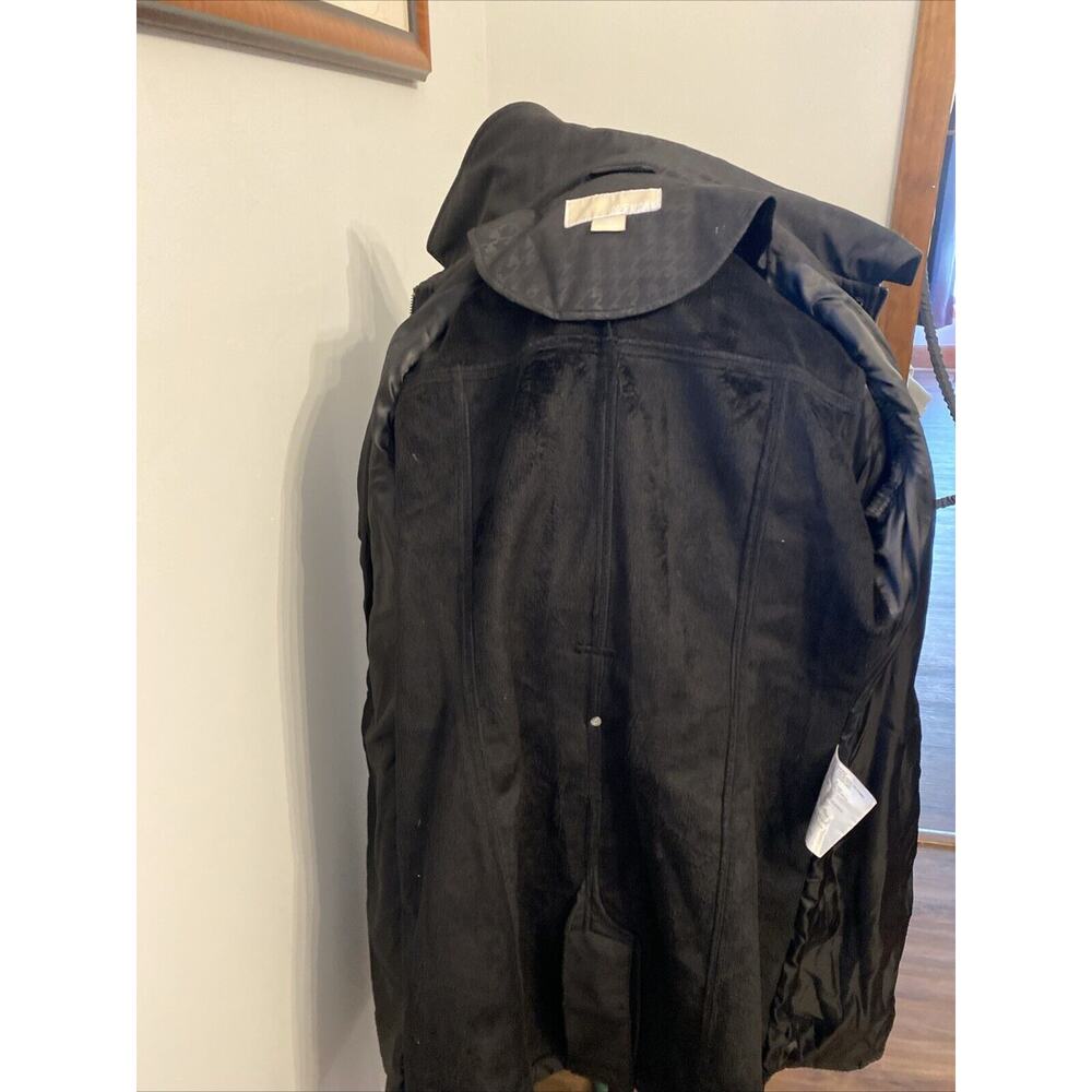 Michael Kors Women's trench Water-resistant hooded Raincoat jacket Small - Picture 15 of 16